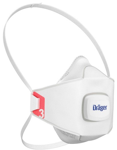 Dräger X-plore 1930 V FFP3 Atemschutzmaske mit Ventil 3951935/3951936