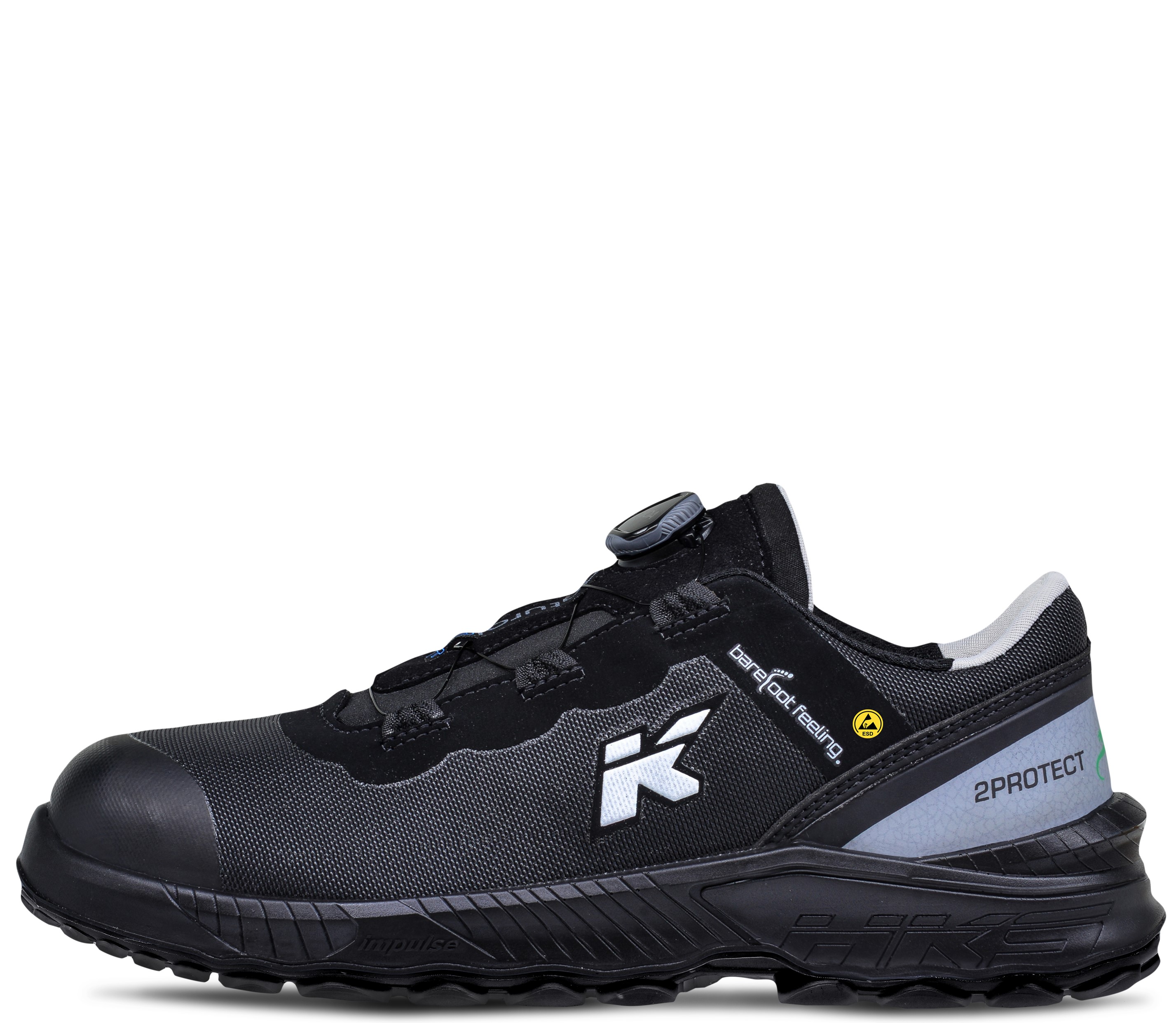 BFS-40_Boa-v01-1 HKS Barefoot Feeling BFS 40 BOA  Halbschuhe S3 - ESD