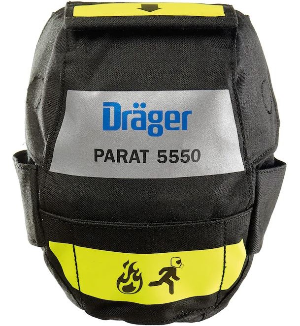 Dräger PARAT 5550 Brandfluchthaube im Holster R59445