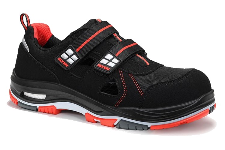 Elten Ian XXTP 711310 safety sandals Easy ESD S1 black-red