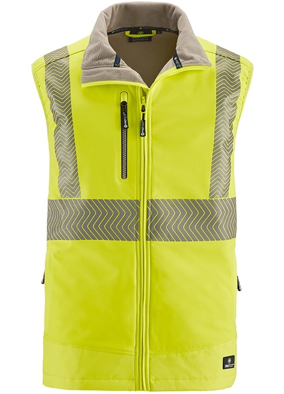 3425_sW8xYG7c8aol0A 4 Protect PARAMUS 3425 High visibility softshell vest bright yellow