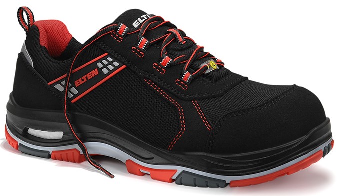1BCohfukbbM0hj Elten Ian XXTP 721310 Sicherheitshalbschuhe Low ESD S2 black-red