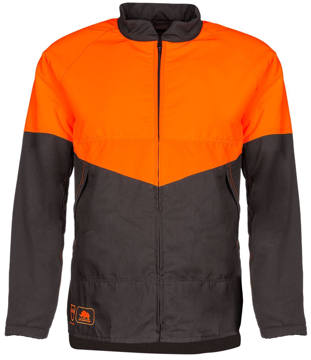 1RJ1_130___FR SIP Protection BasePro 1RJ1 Schnittschutzjacke leuchtorange-anthrazit