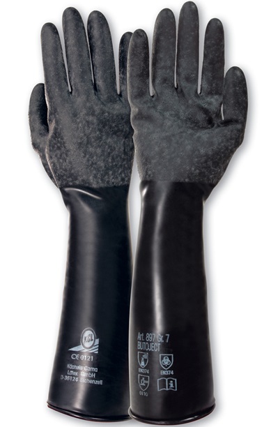boe-897-1 KCL 897 Butoject Butyl-Chemikalienschutzhandschuhe