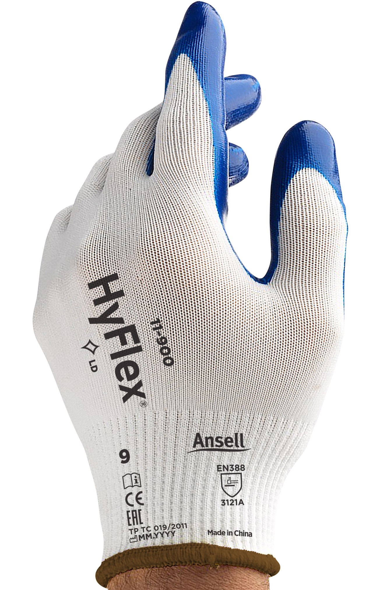 Ansell HyFlex 11-900 Nitril-Schutzhandschuhe teilbeschichtet