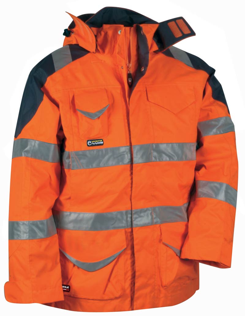 5bc74b93-bfc8-4be0-9113-706ec0a8018e COFRA Protection V024-0 high-visibility rain parka