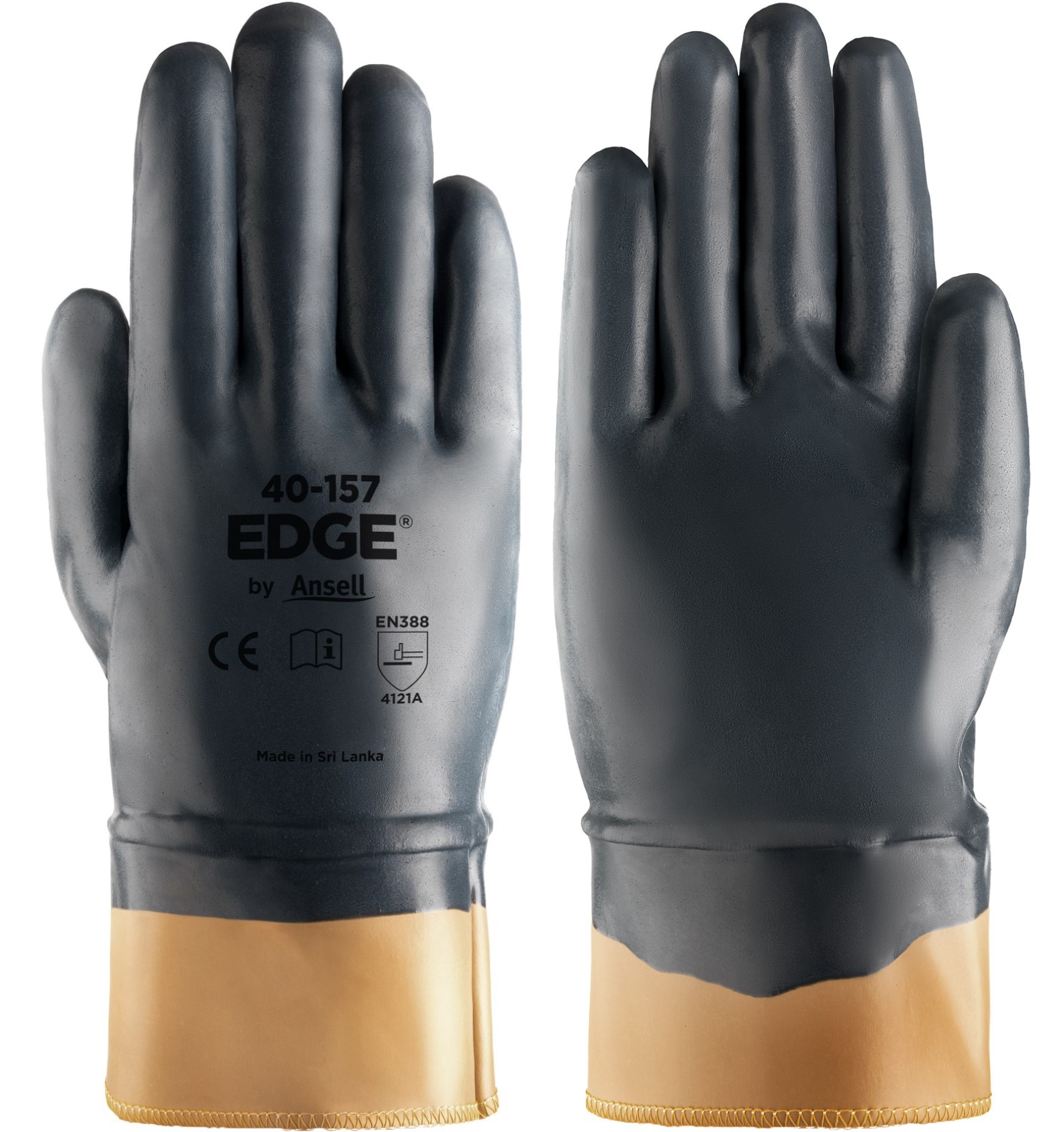 40-157_Back_White6gRxshanXYYs5 Ansell Edge 40-157 Nitrile Universal Gloves