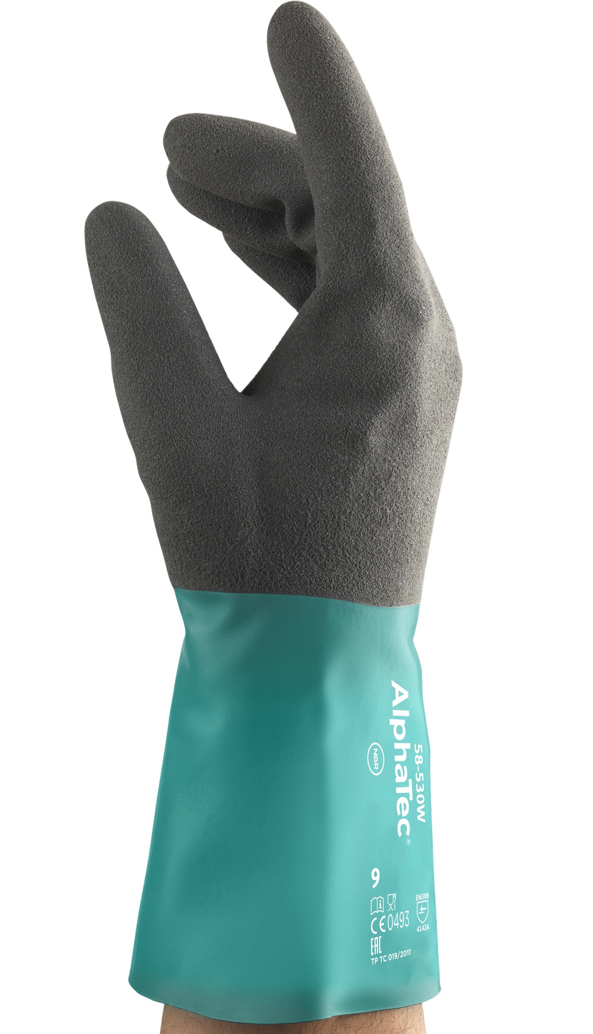 58-530W Ansell AlphaTec 58-530W Nitril-Chemikalienschutzhandschuhe