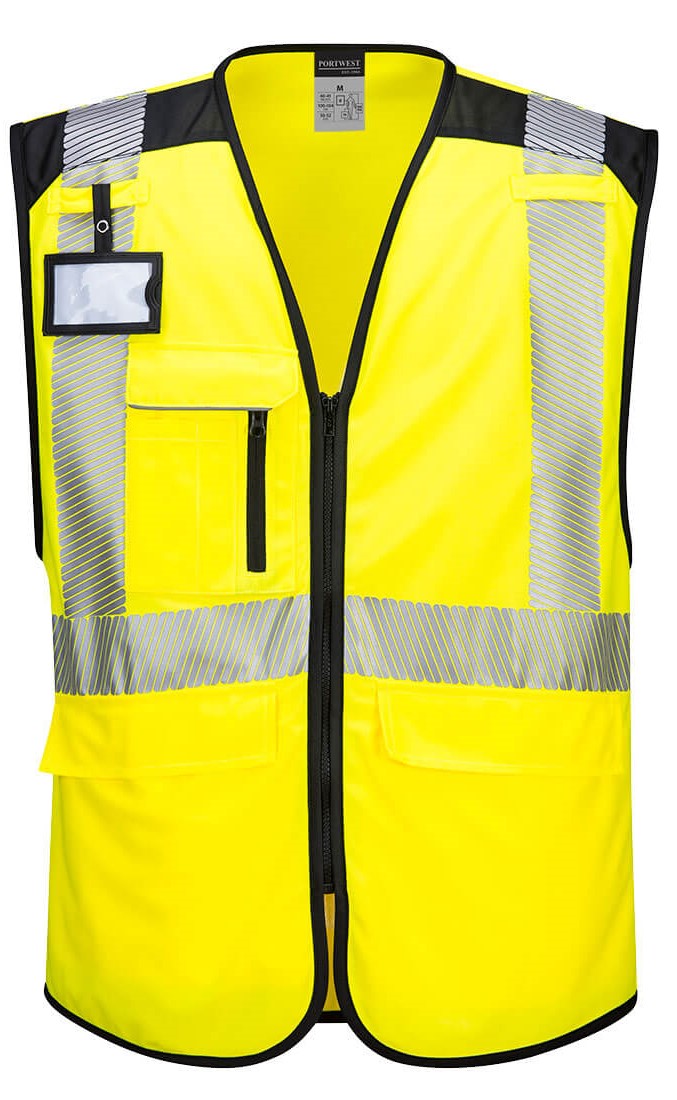 Portwest PW309 PW3 Warnschutz Executive Weste gelb/schwarz