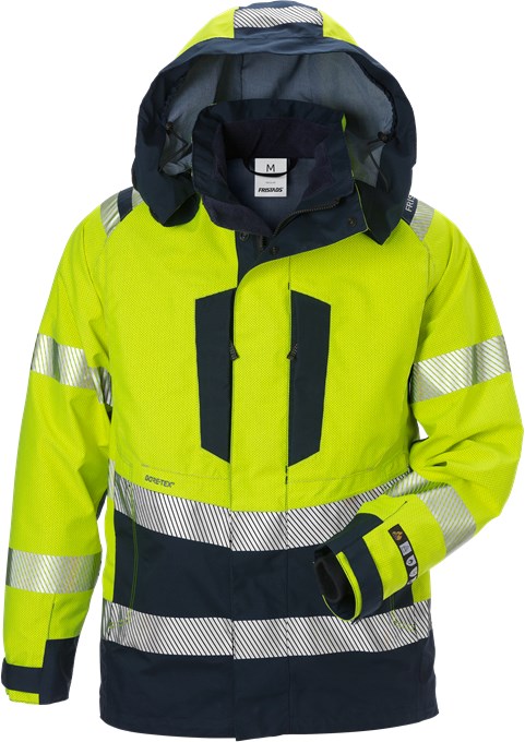 125617-171-b1 Fristads 125617 Flamestat High Vis Gore-Tex Pyrad Jacket 4095 GXE