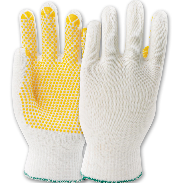 boe-912 KCL Polytrix N 912 Cotton gloves with PVC knobs