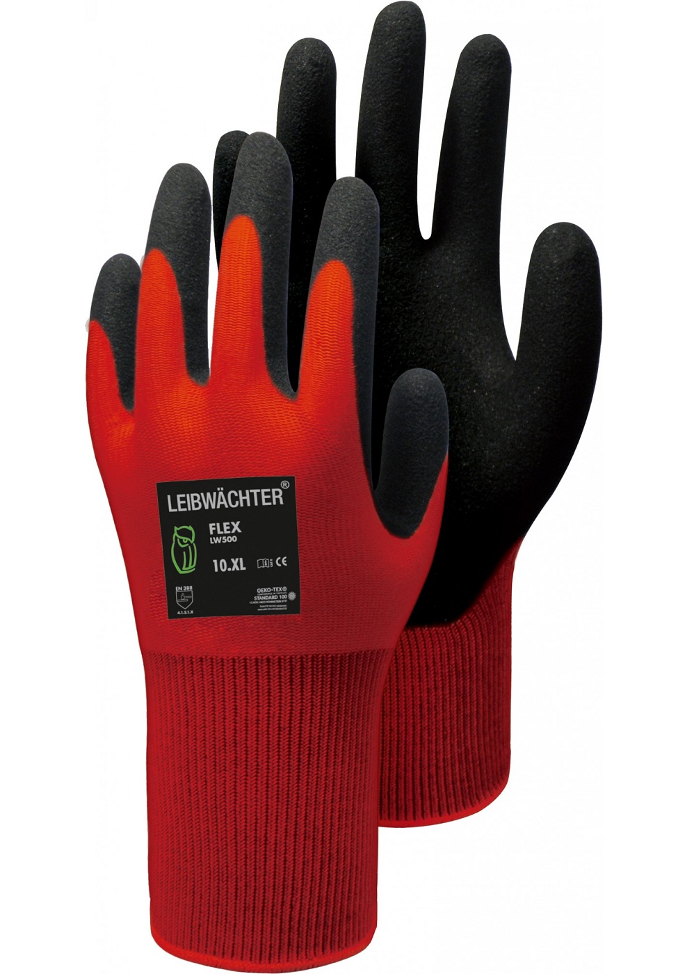 HLW500 Leibwächter LW500 Flex Nitrilschaum-Schutzhandschuhe touchscreenfähig