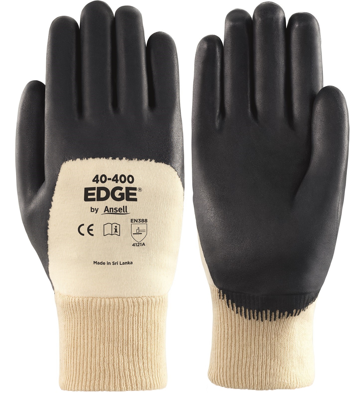 Edge_40-400_Back_whiteANo9D8Z2vbsLu Ansell Edge 40-400 Nitrile Universal Gloves