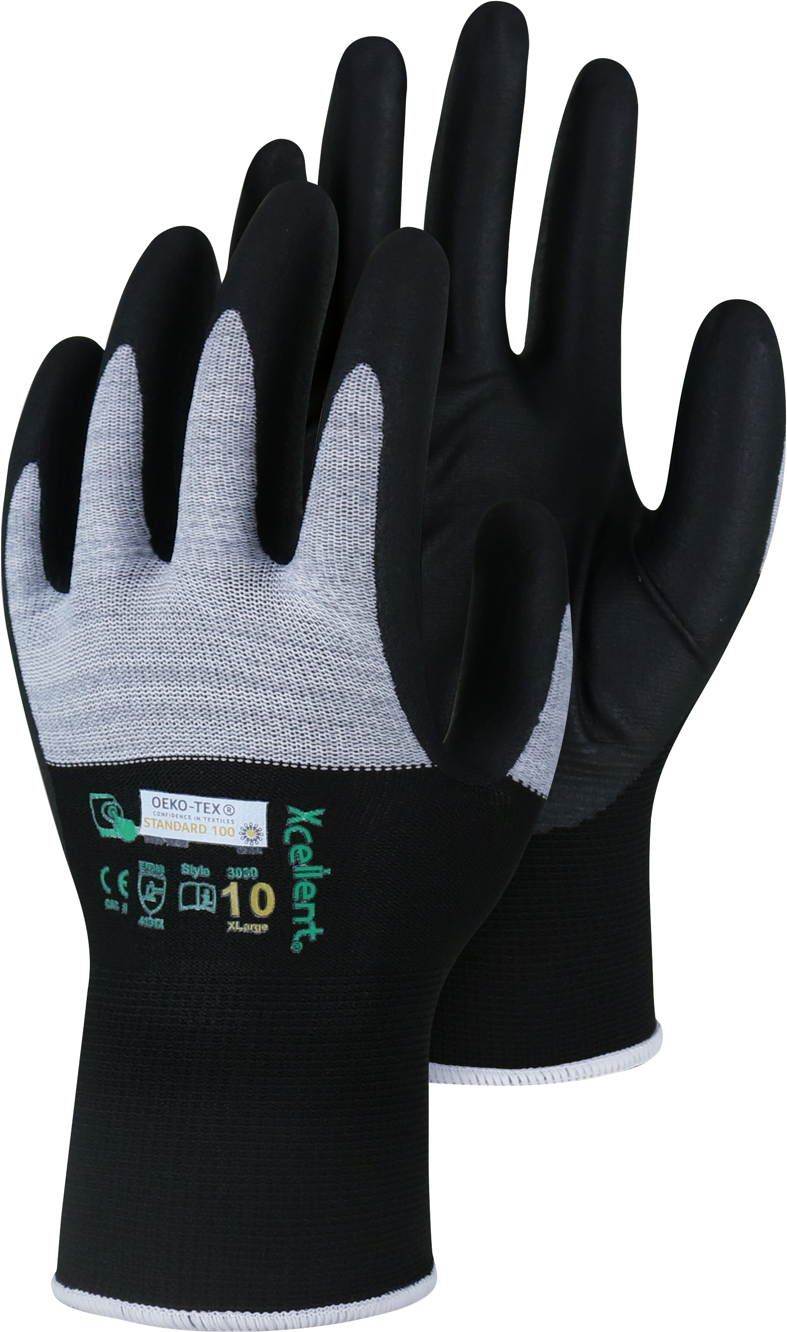 XC3030 Triuso Xcellent XC3030 Touch Nitrile Assembly Gloves