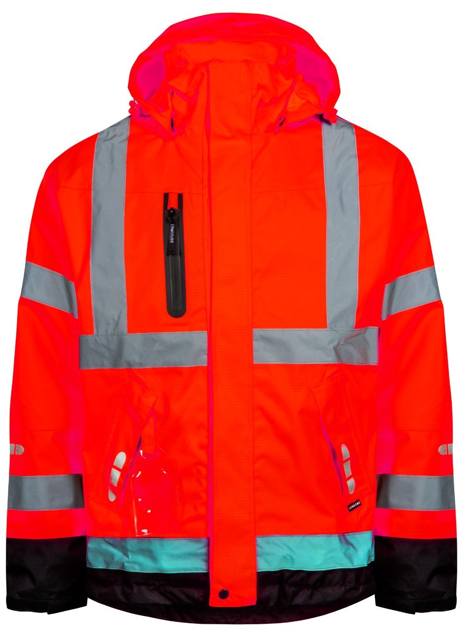 LY-FOX9057-97-07-XS - leuchtrot-schwarz