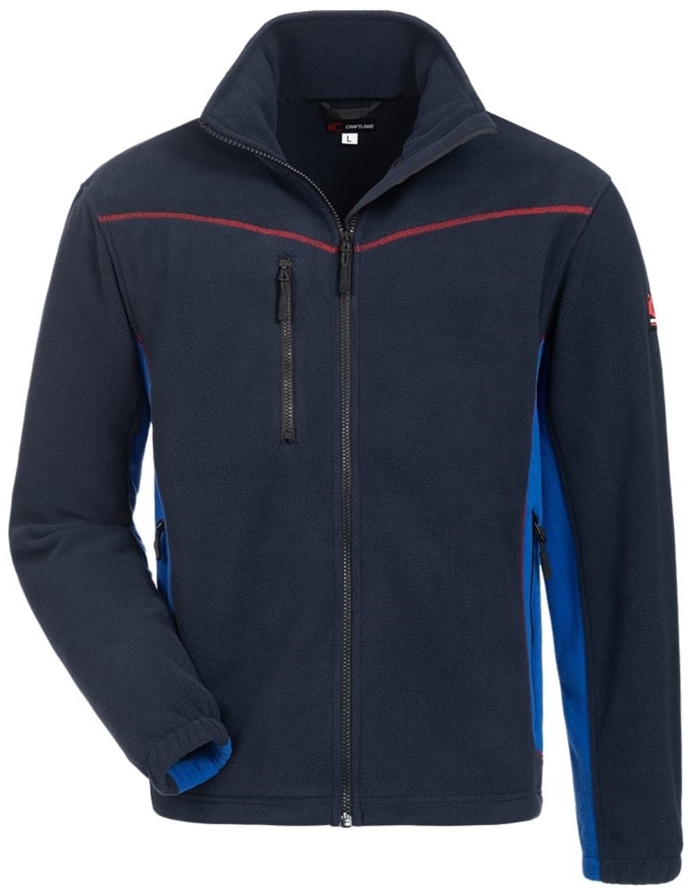 Craftland 23313 TORDALK Fleece-Jacke marine-kornblau