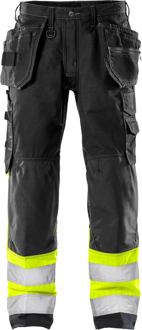 513933304580cd3772f552ccd732d13d Fristads 114026 High Vis Craftsman Trousers Cl. 1 2093 NYC