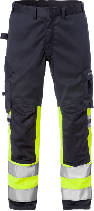 129518-171-b1 Fristads 129518 Flamestat High Vis Stretch Trousers 2162 ATHF
