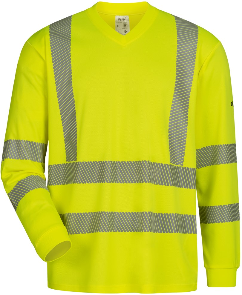 elysee 23495 AKKRUM UV and warning protection long sleeve T-shirt yellow