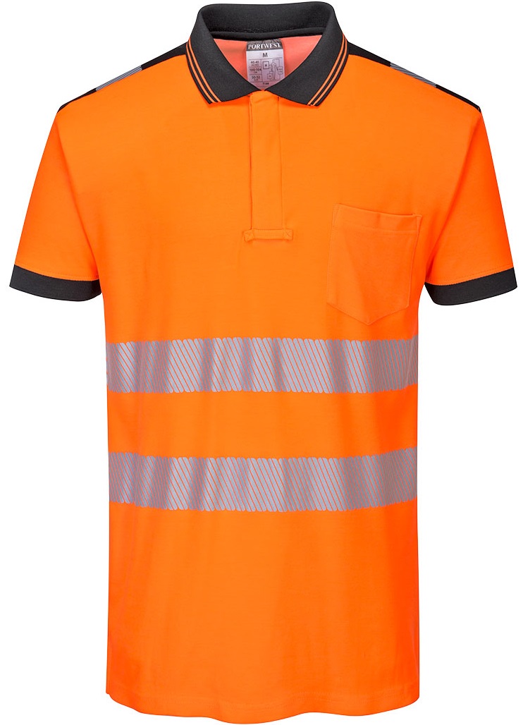 leuchtorange-schwarz