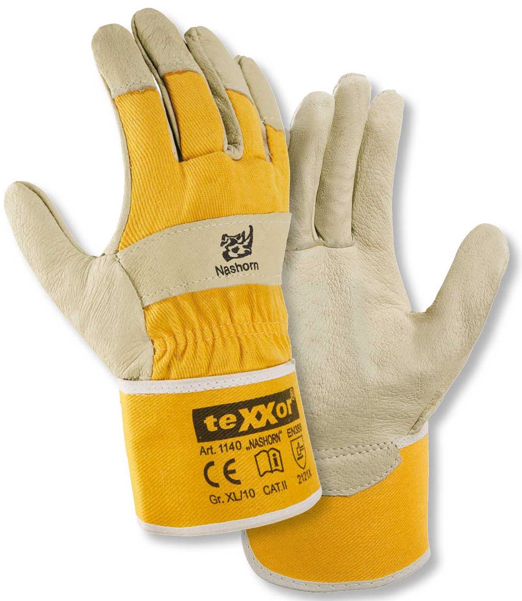 texxor 1140 Nashorn Schweinsvollederhandschuhe