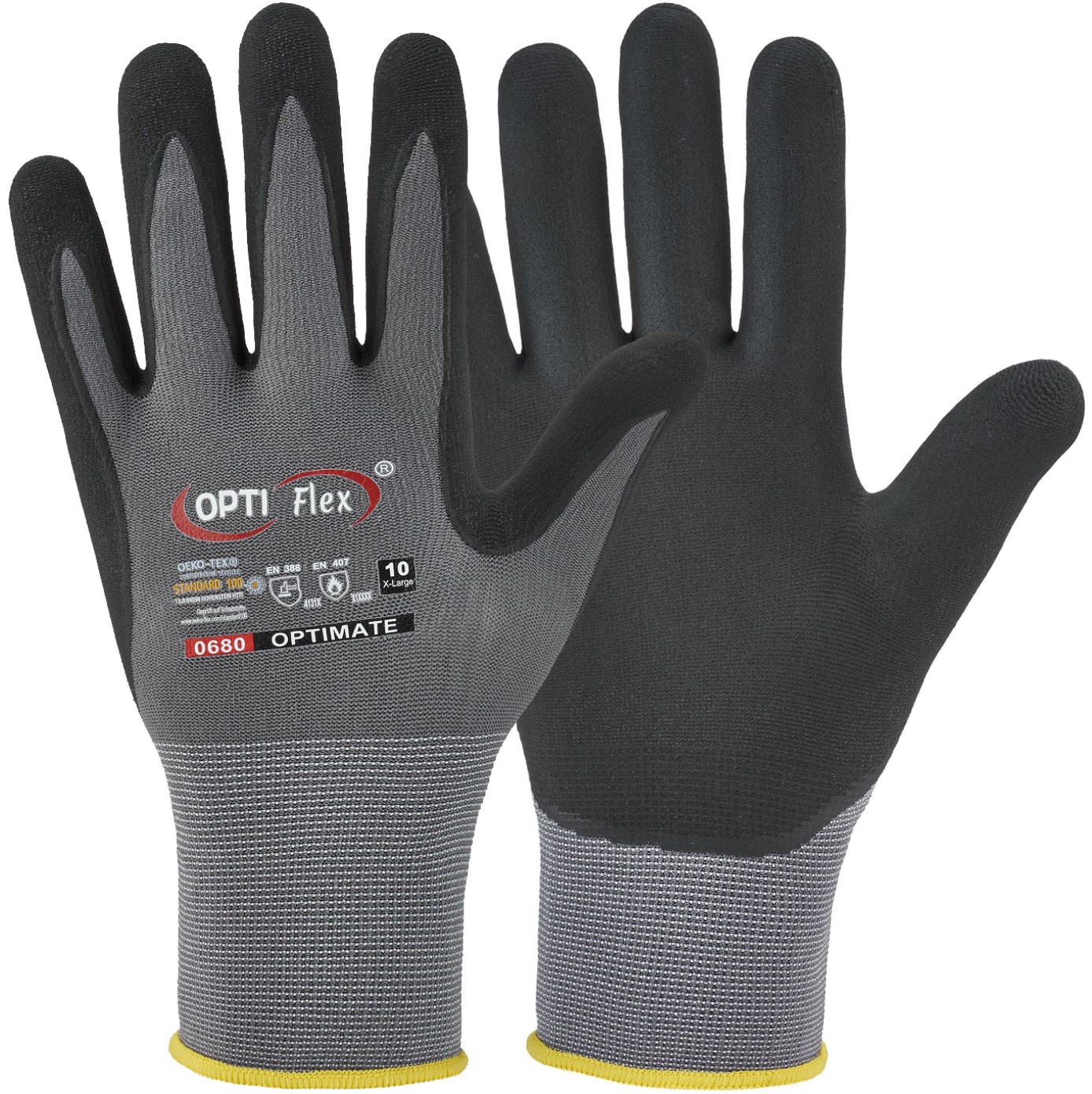 OPTI Flex 0680 Optimate Schutzhandschuhe Nitril PU