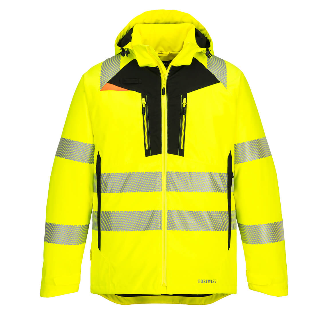 DX461YBR Portwest DX461 - DX4 Warnschutz Winterjacke Klasse 3