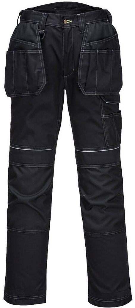 PW305BKR Portwest PW305 PW3 Stretchhose mit Holstertaschen schwarz