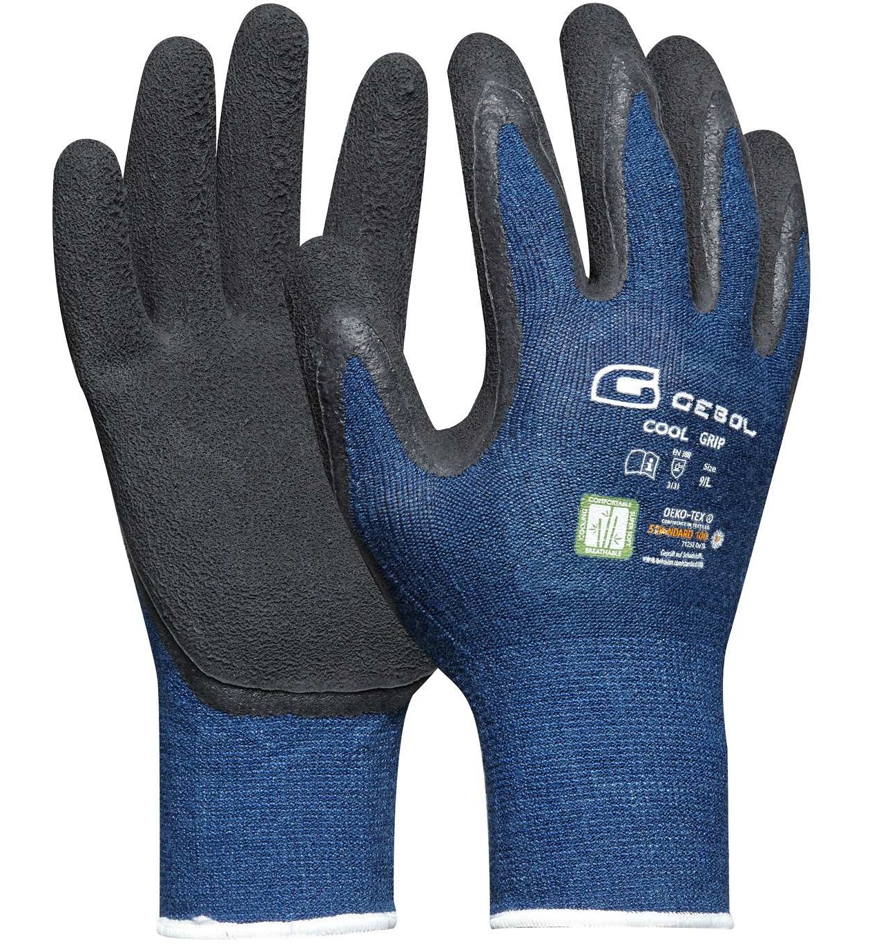 cool-grip Gebol Cool Grip Latex-Schutzhandschuhe teilbeschichtet