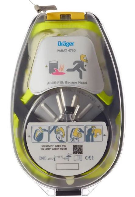 Dräger PARAT 4730 Industriefluchthaube Hard Case R59431