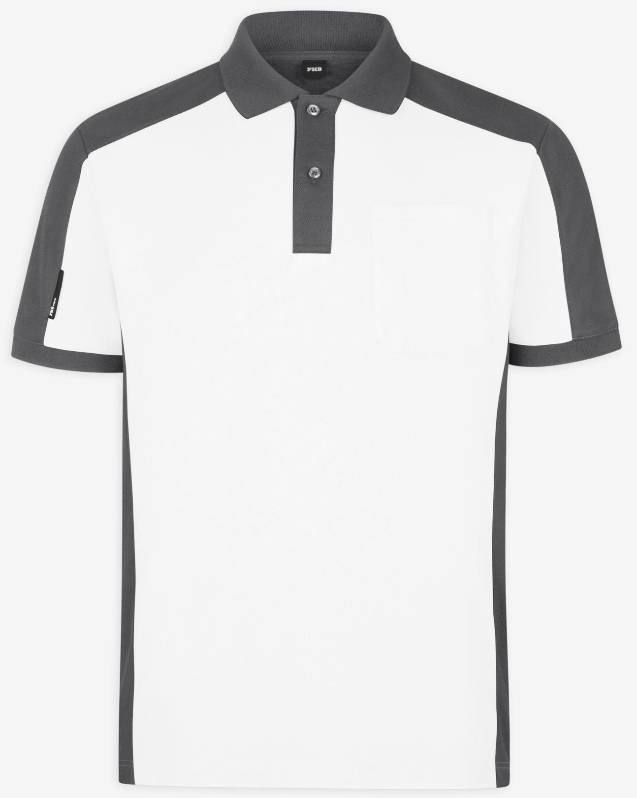 FHB 91490 KONRAD Poloshirt zweifarbig für Arbeit und Freizeit