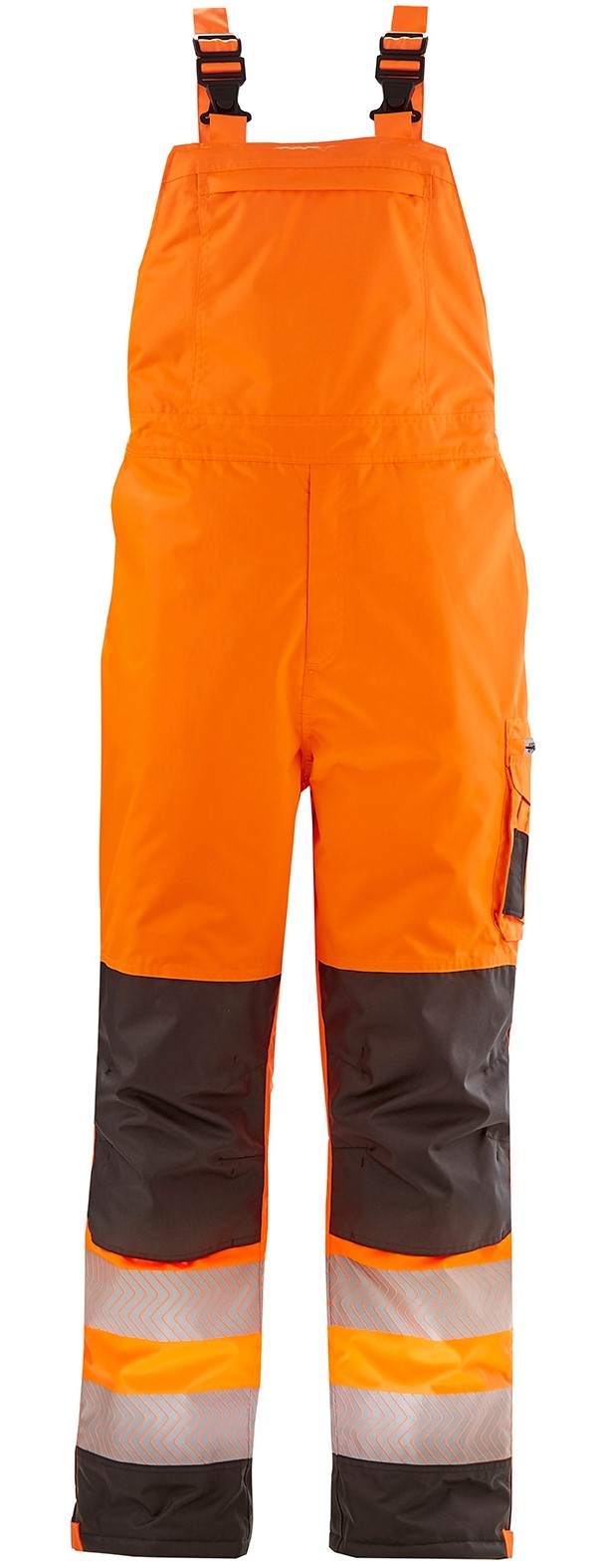 3480_sKkSRqAhfGVC2W 4 Protect ATLANTA 3480 High-visibility winter weather protection bib and brace trousers light orange-grey