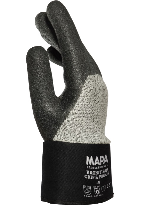 Mapa KryTech 380 Nitril-Schnittschutzhandschuhe Level B