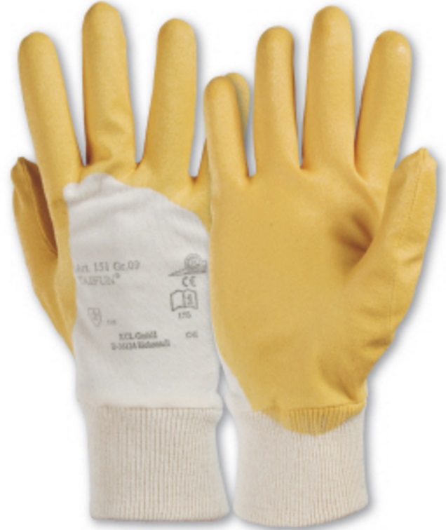 boe-151-1 KCL 151 Taifun Nitril Schutzhandschuhe silikonfrei und lebensmittelecht
