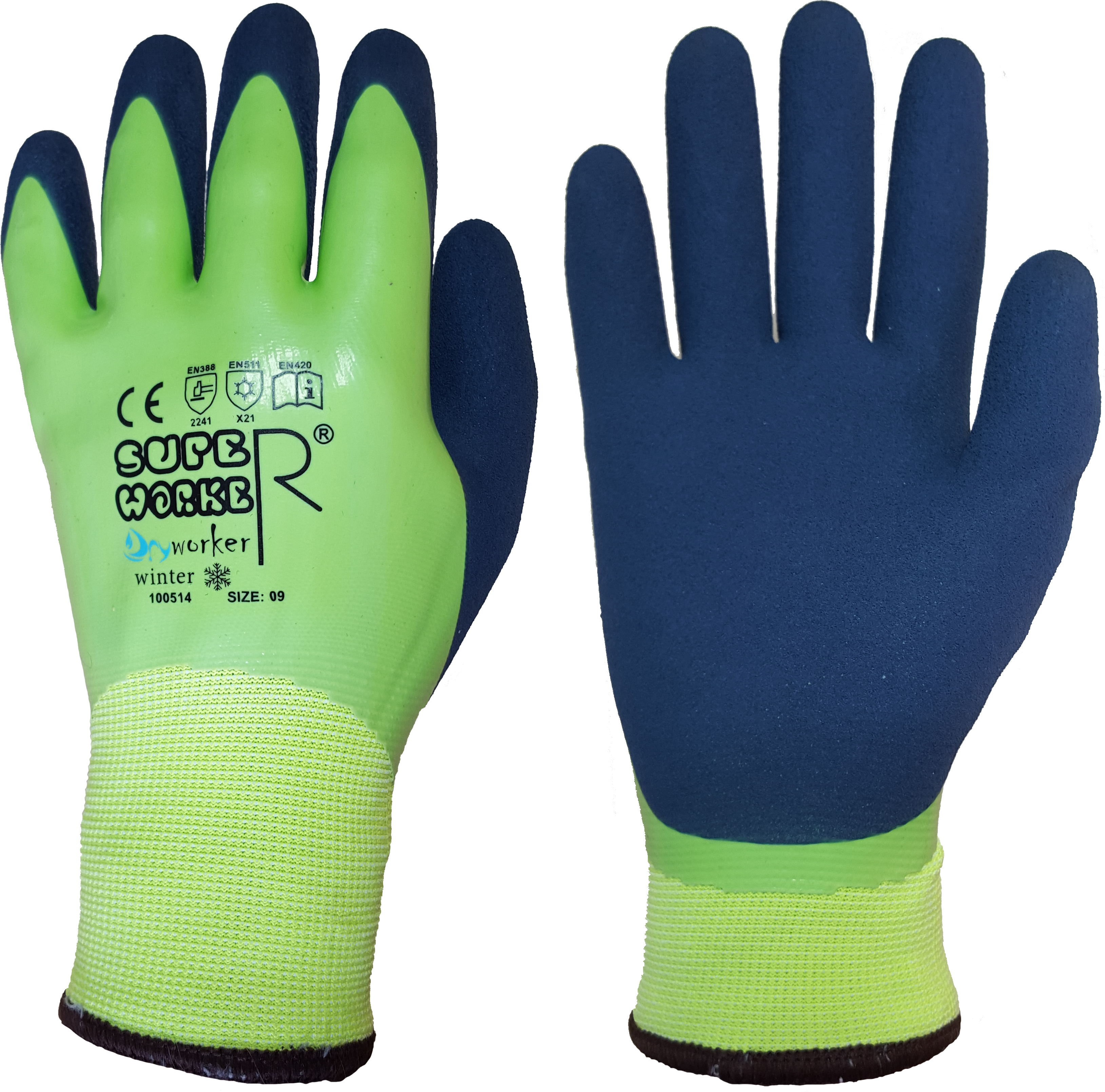 Super Worker Dryworker Winter Latexschaumbeschichtung