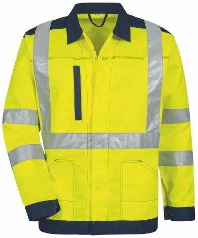 23720 Safestyle 23720 SEBNITZ Warnschutz-Bundjacke leuchtgelb-marine
