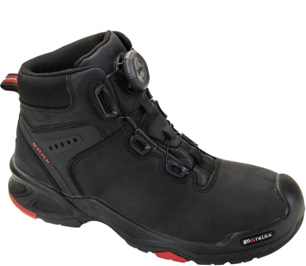 6642 Baak 6642 Braxton Schnürstiefel S3 SRC HRO BOA schwarz-rot