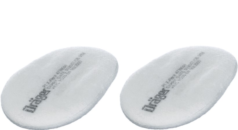 673800122GwBLlf9JZGs Dräger X-plore Bajonett Partikelfilter Pad P1 NR 6738001