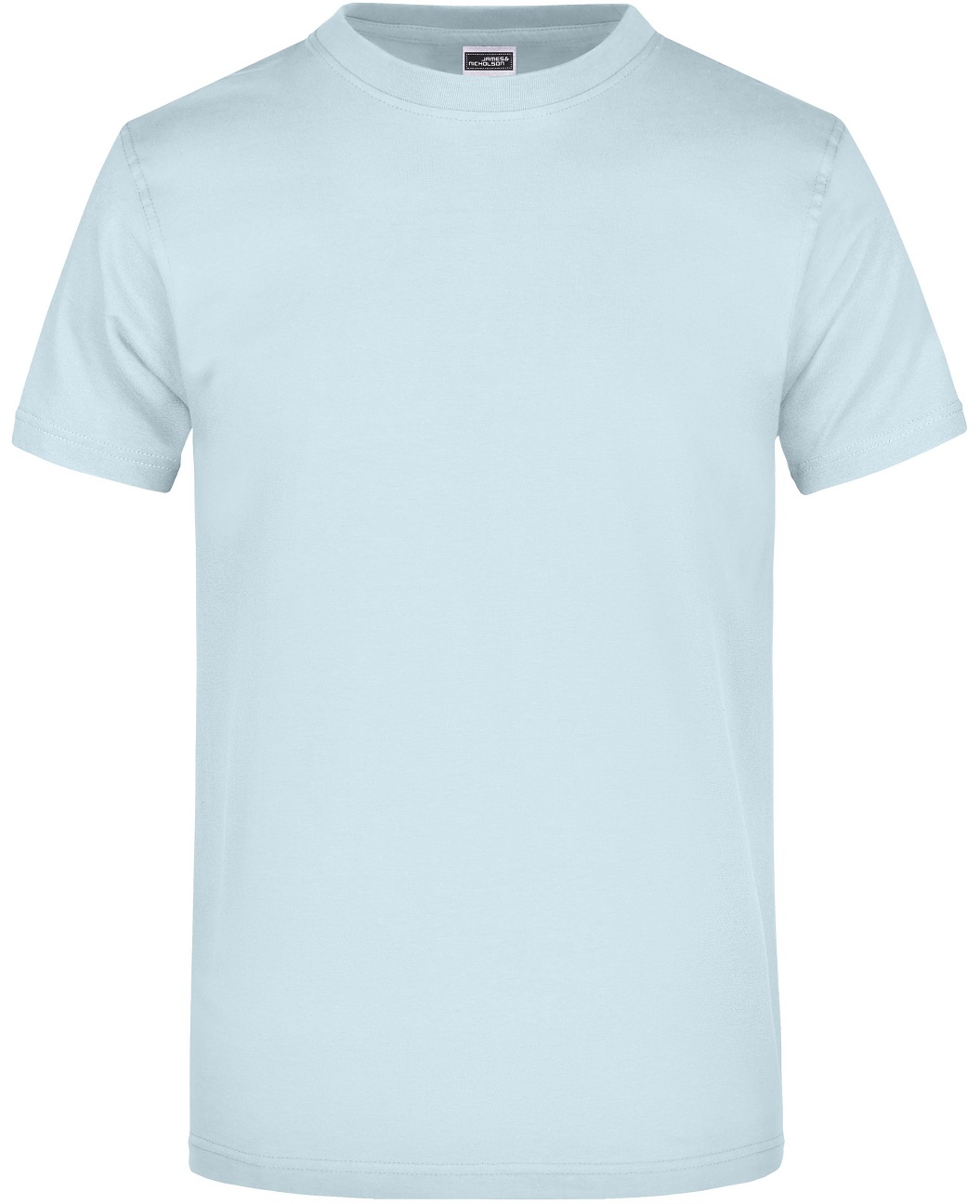JN002_light-blue James & Nicholson JN002 Komfort T-Shirt Rundhals in 40 Farben