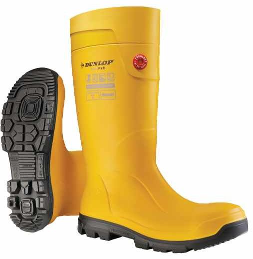 Dunlop boots LJ2JF02 Purofort TerraPRO S5 yellow