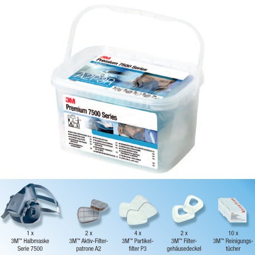 3M Premium Lackiermasken-Set 50734 Größe L - Serie 7500