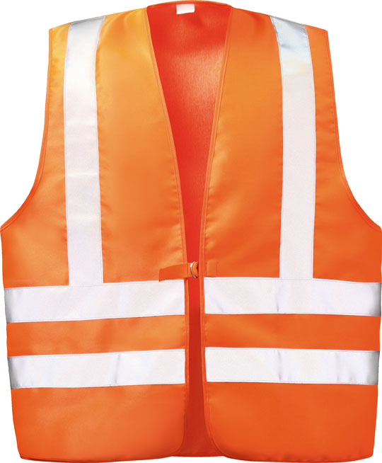 2262_front wicaTex Wilfried 2262 Warnschutz-Weste leuchtorange