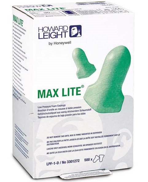 Howard Leight Max Lite Hearing Protection Plugs Refill for LS500