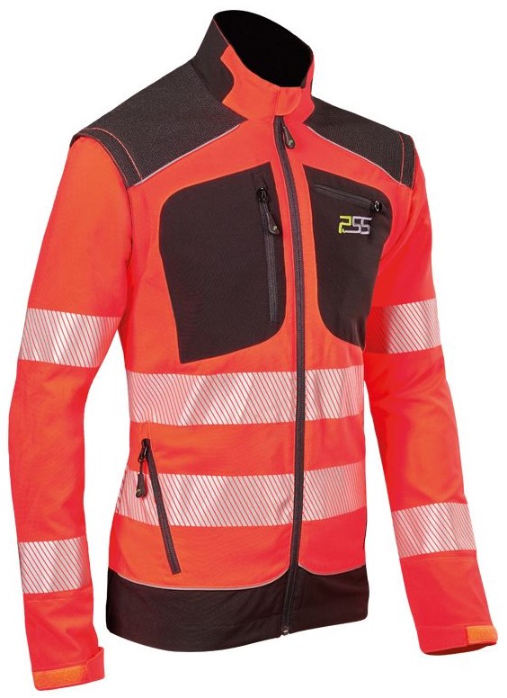 PSS X-Treme EN 20471 functional jacket orange-grey