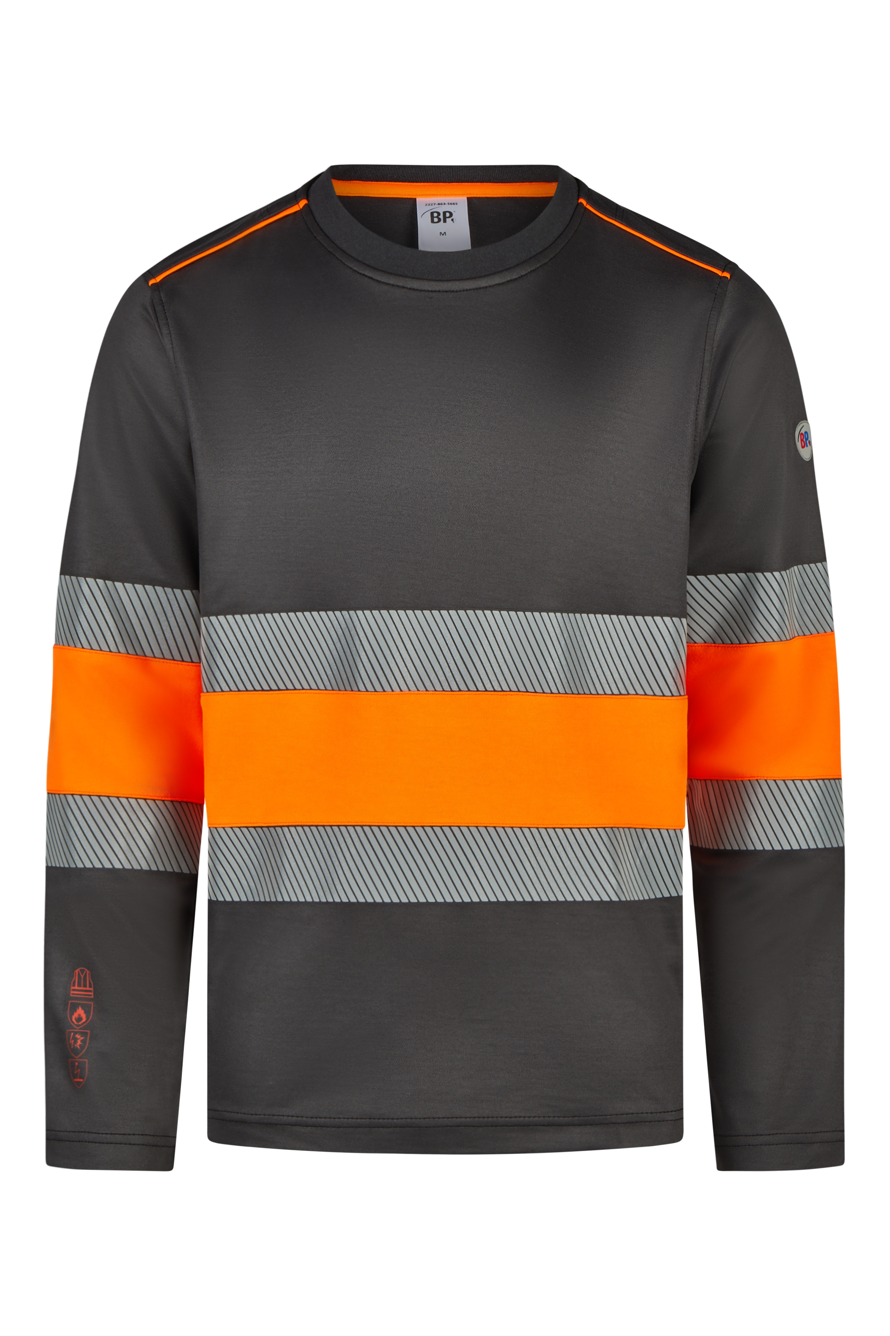 BP 2227 Multinorm-Langarmshirt APC1 mit Warnschutzklasse 1