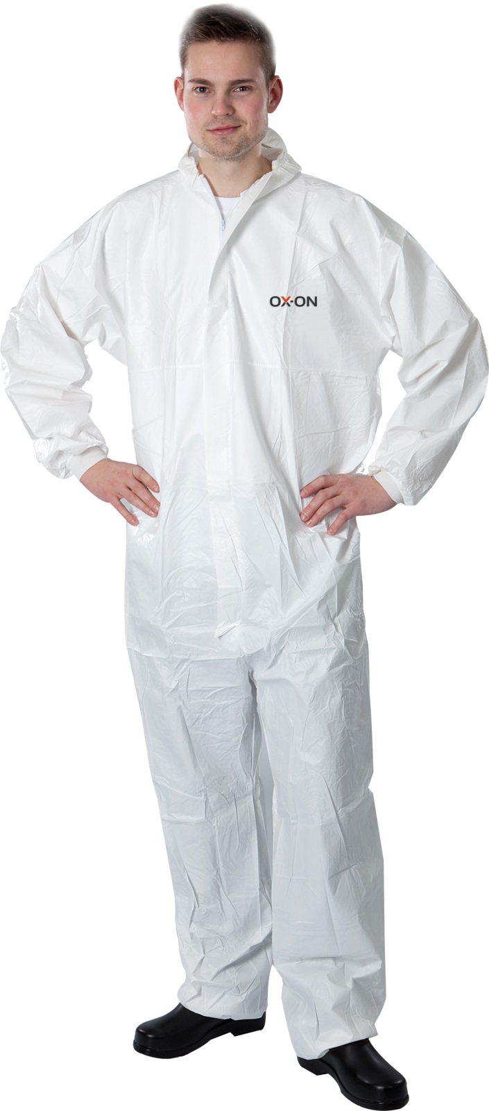 r105164-weblarge OX-ON Coverall Comfort weiß Kat. III Typ 5 + 6