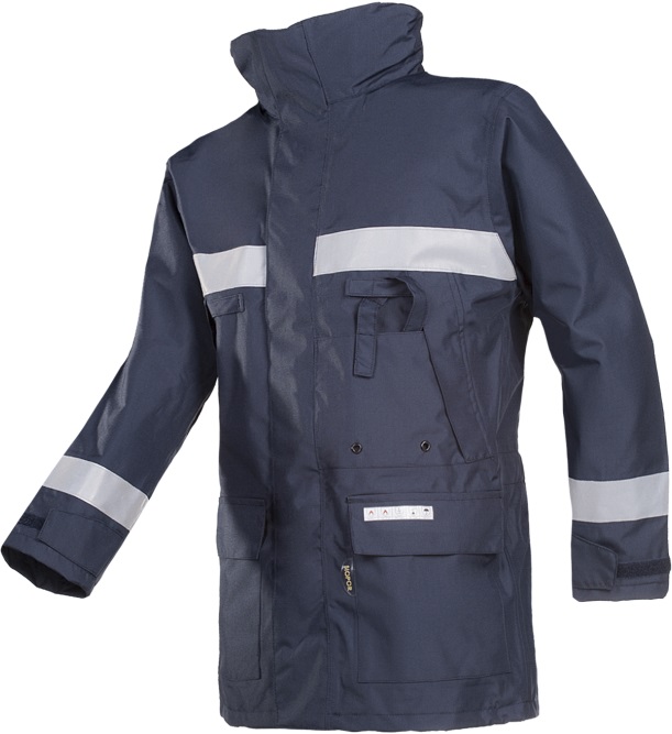 3085_B75_N2_EF7_SIL Sioen Hasnon 3085N3EF7 flammenhemmende antistatische Regenjacke