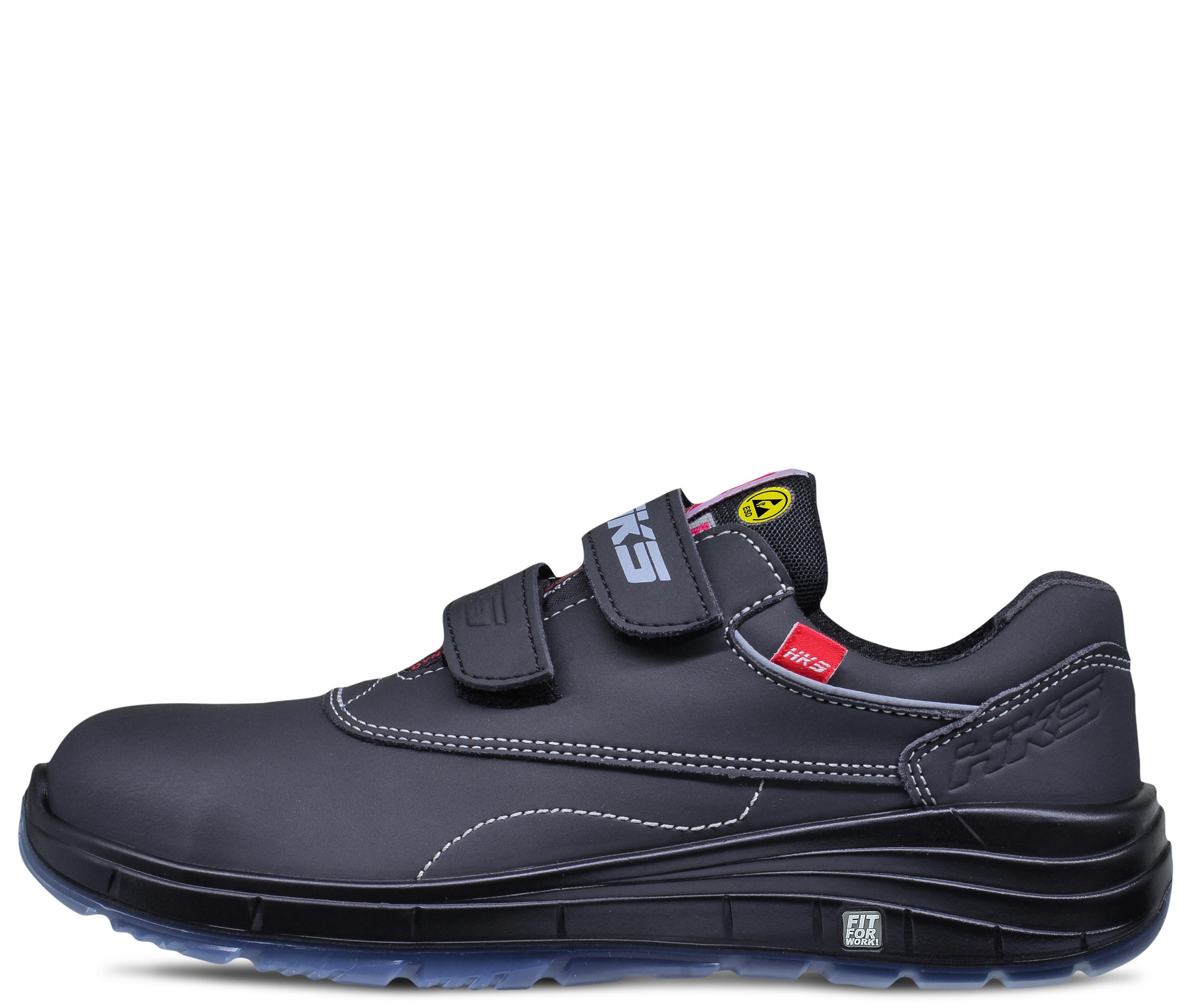 Cronus-1-TP-v01 HKS K-Run Cronus 1 TP Halbschuhe S3 SRC ESD mit Klettverschluss schwarz