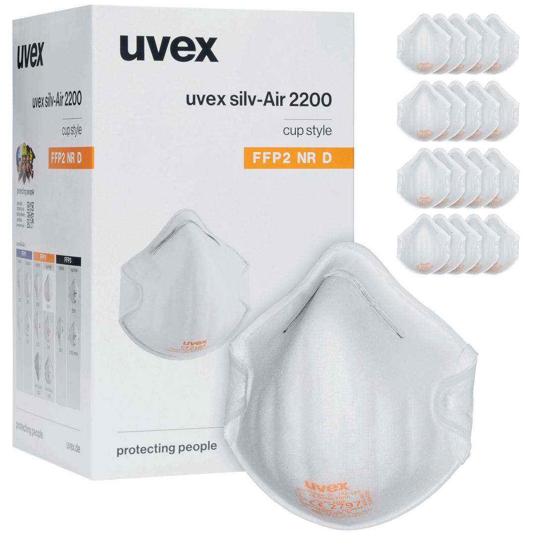 uvex 8762200 uvex silv-Air classic 2200 Atemschutzmaske FFP2