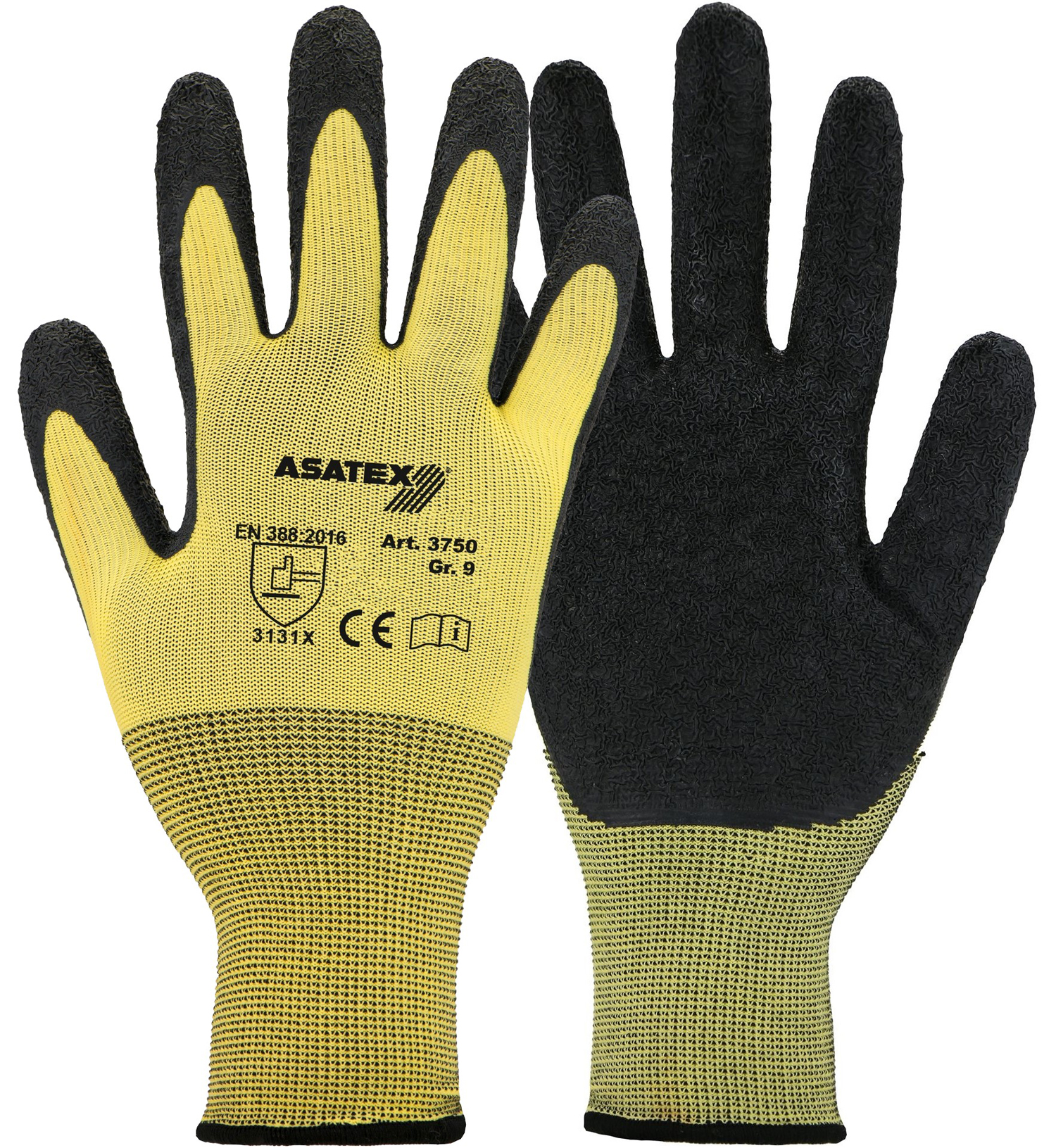 3750 Protective gloves with latex coating